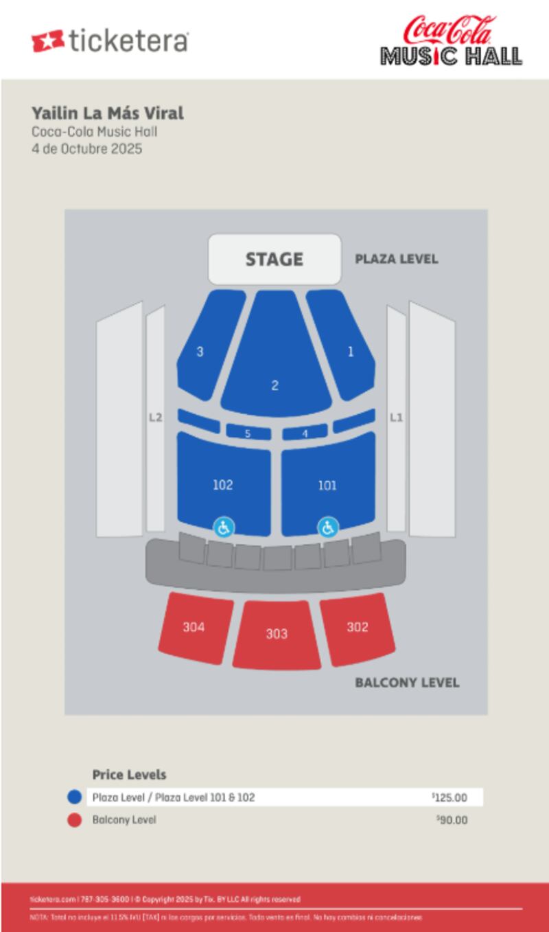 Concierto de Yailin la Más Viral en el Coca Cola Music Hall.