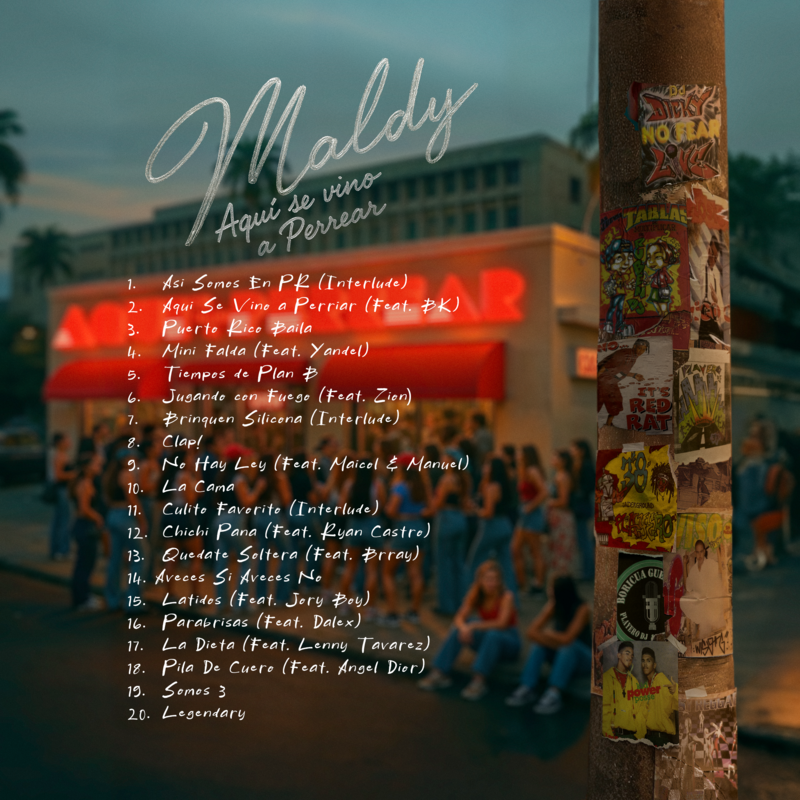 Maldy asegura su legado con el lanzamiento de su disco ‘Aquí se vino a perrear’