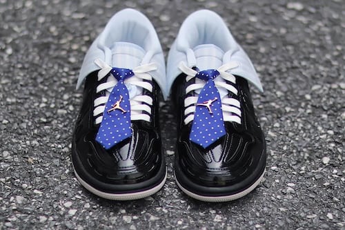 Crean una combi rara de las Air Jordan para vestir con gabán