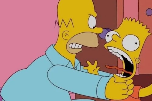 Es oficial: Homero Simpson seguirá estrangulando a Bart