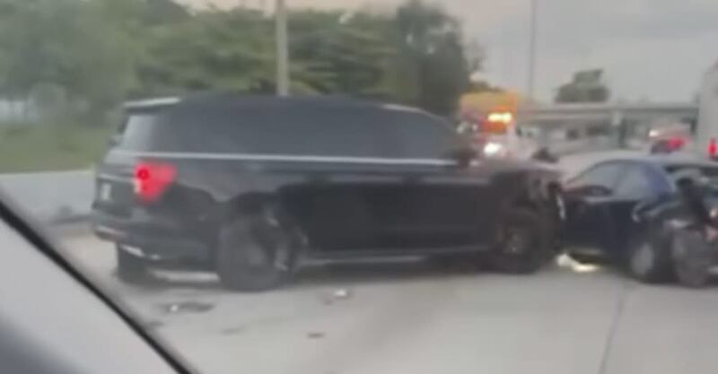 Accidente de "Burbu" en Hato Rey.