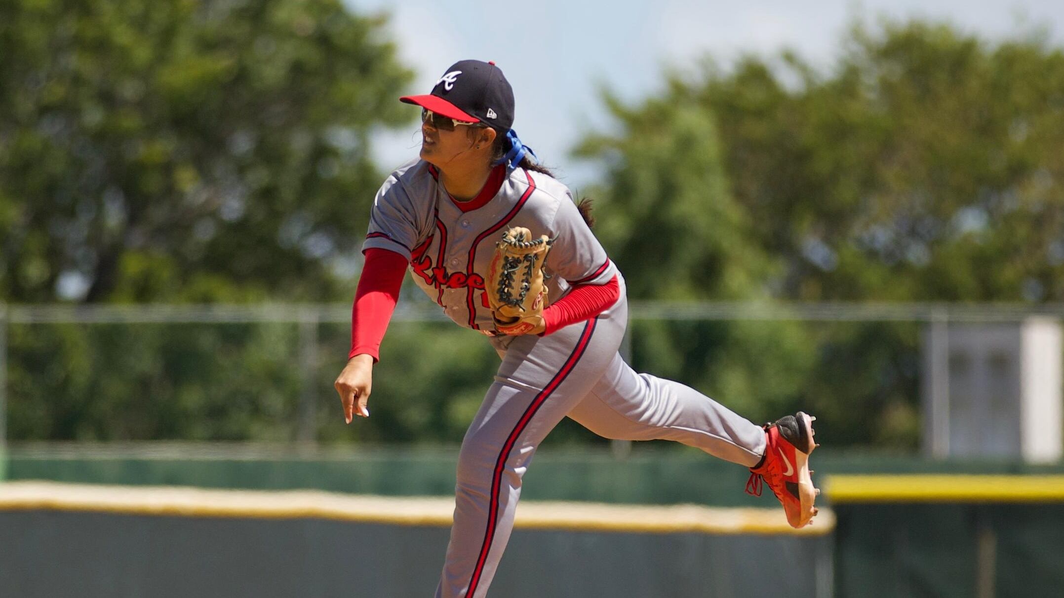 Zoé Collazo lanzó un juego sin 'hits'.