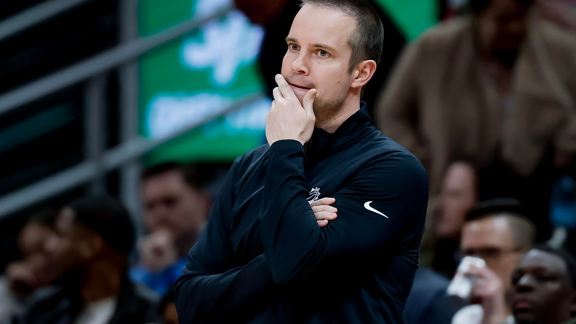 El entrenador de los Phoenix Suns, Jordan Ott. EFE/EPA/ERIK S. LESSER