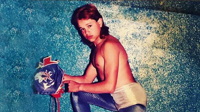 Así lucía la leyenda de WWE en sus primeros años.