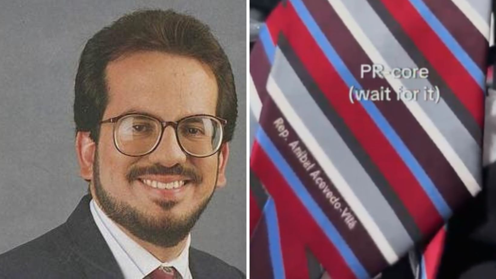 Corbata de Aníbal Acevedo Vilá