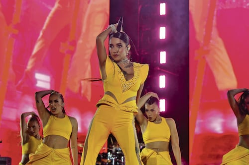 María Becerra: “Vivía un clima de fiesta arriba y abajo del escenario”