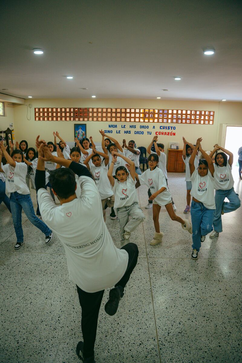 En el taller participaron mujeres y niñas en Colombia