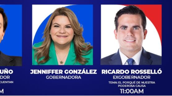 Ricardo Rosselló en convención del PNP