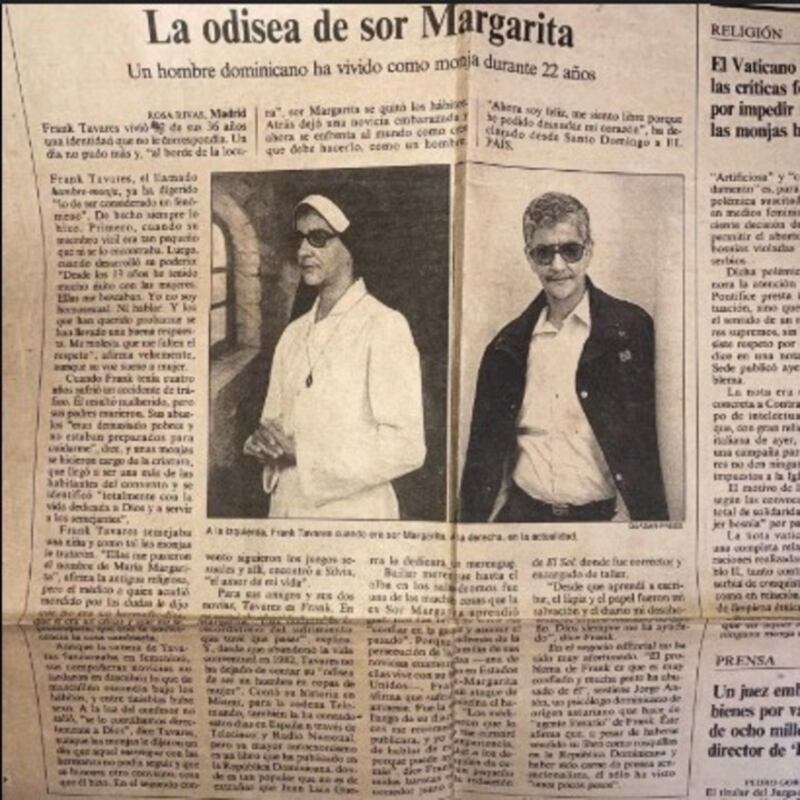 Hombre vivió más de 20 años como monja y dejó embarazada a una religiosa