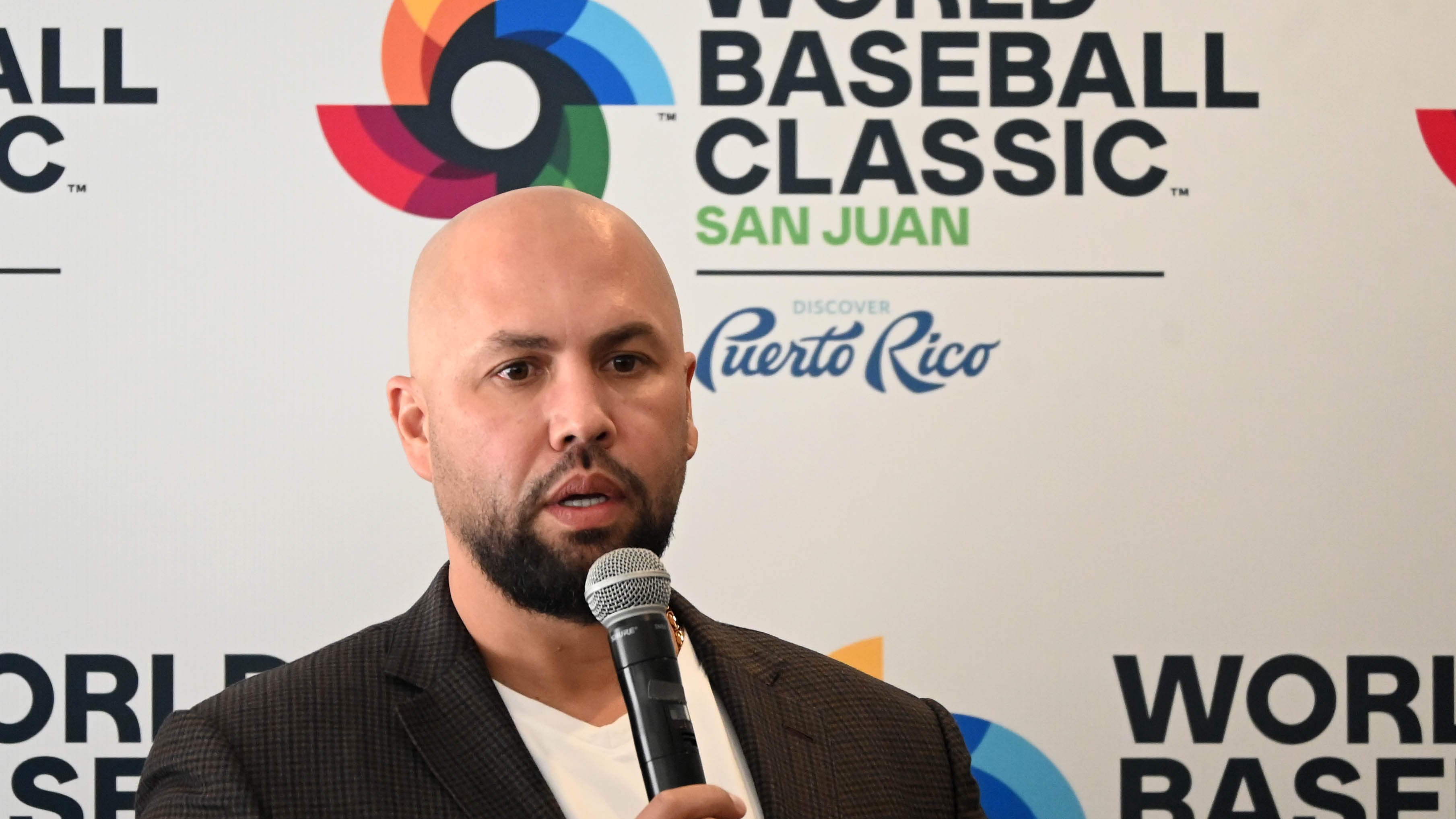 Carlos Beltrán, gerente General del equipo de Béisbol de Puerto Rico.