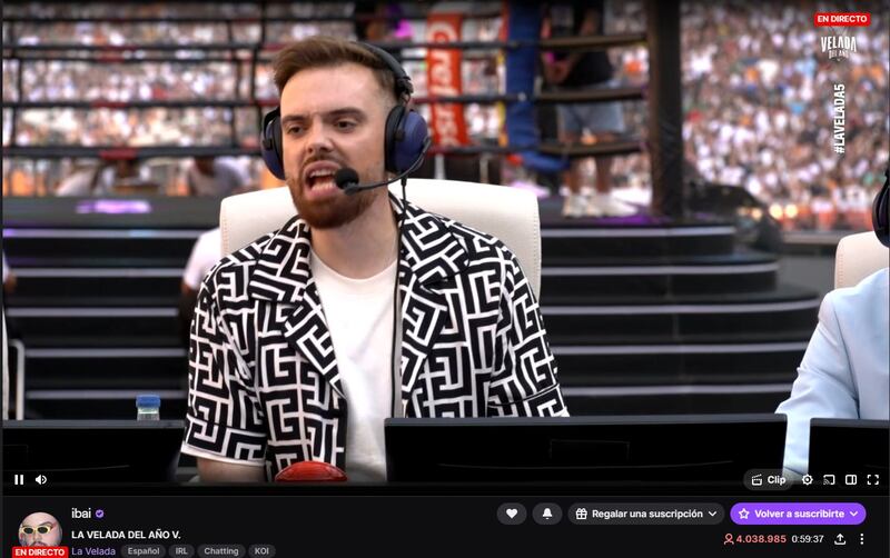 Ibai Llanos en su Velada del Año 5