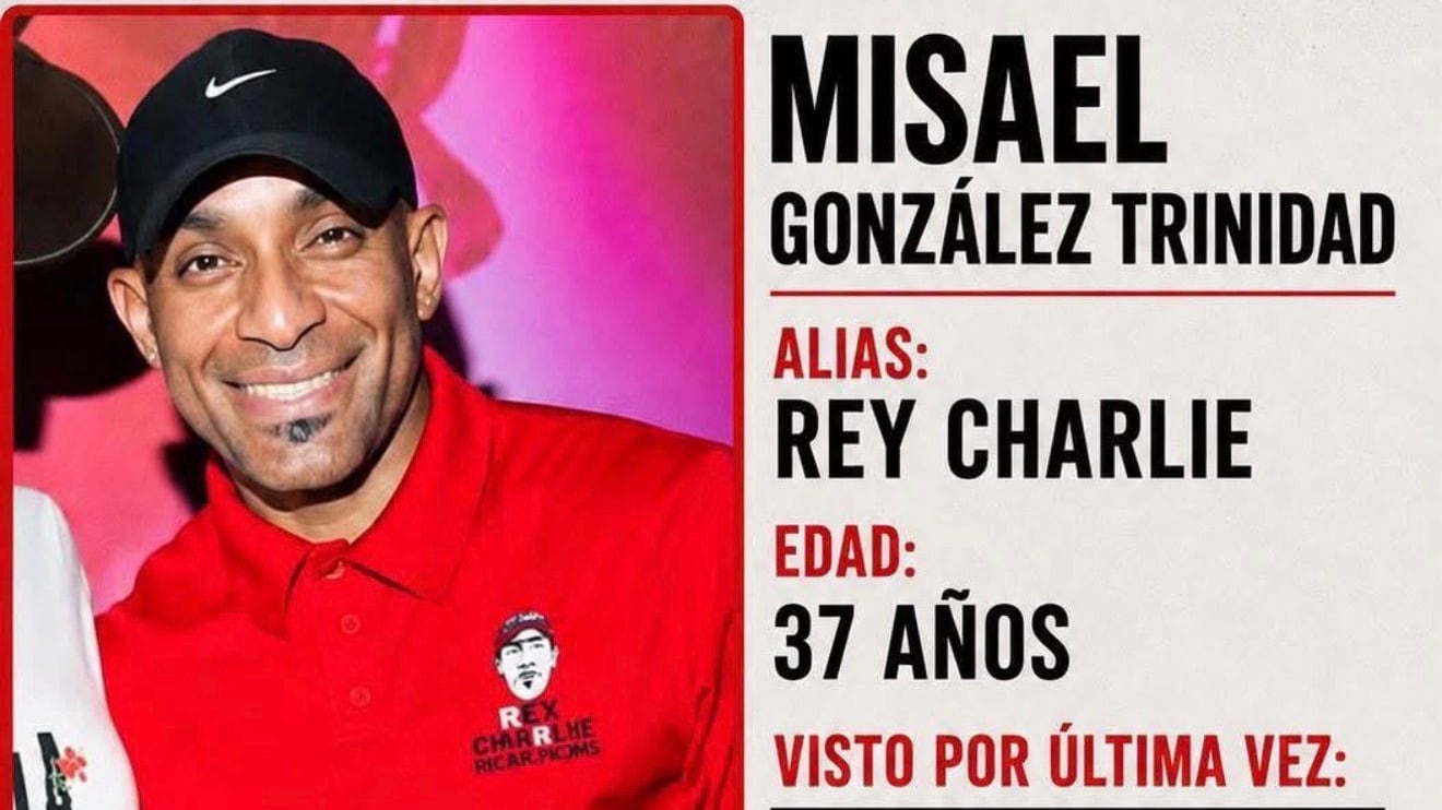 Policía confirma desaparición de Rey Charlie