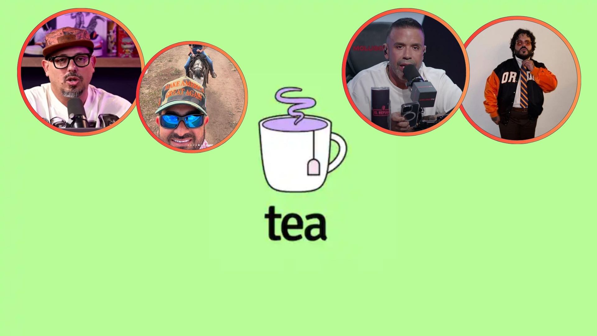 Personalidades boricuas en "Tea App"