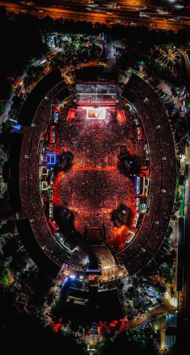 El artista puertorriqueño se presentó en República Dominicana.