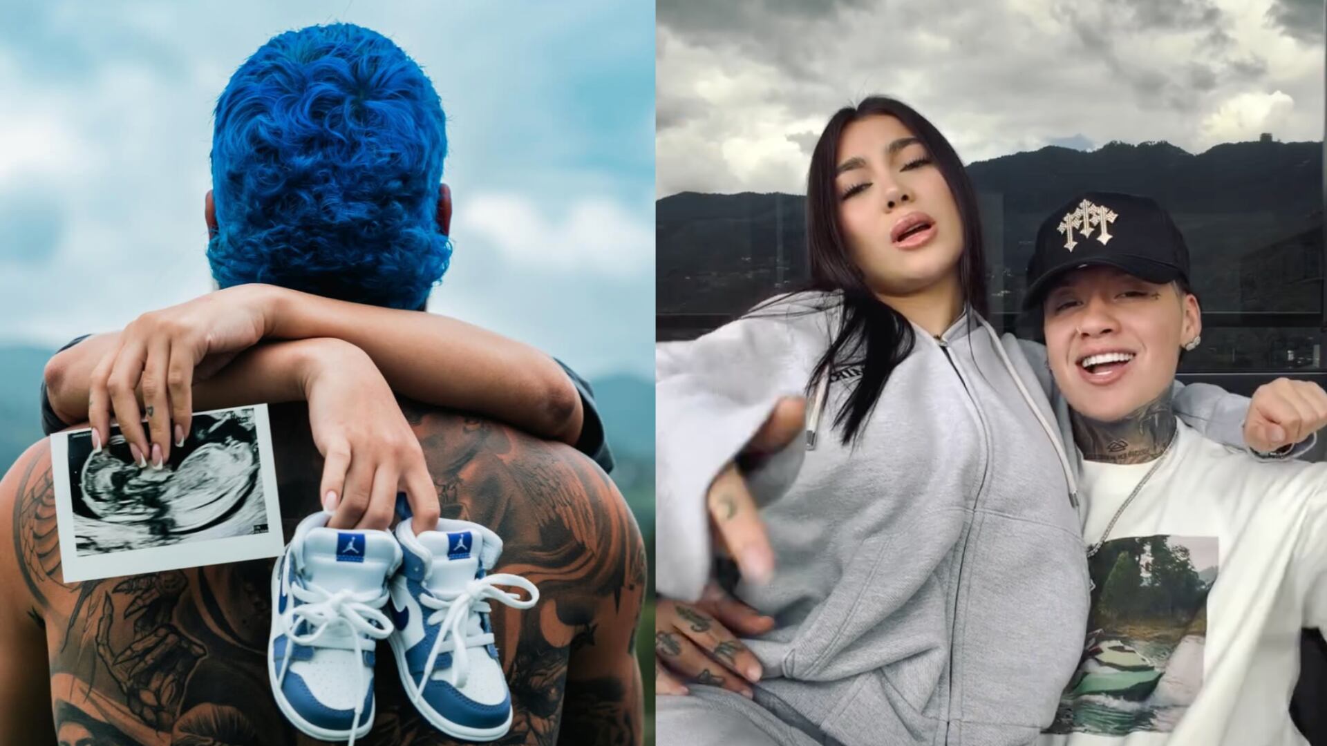 Blessd y su novia, Manuela QM