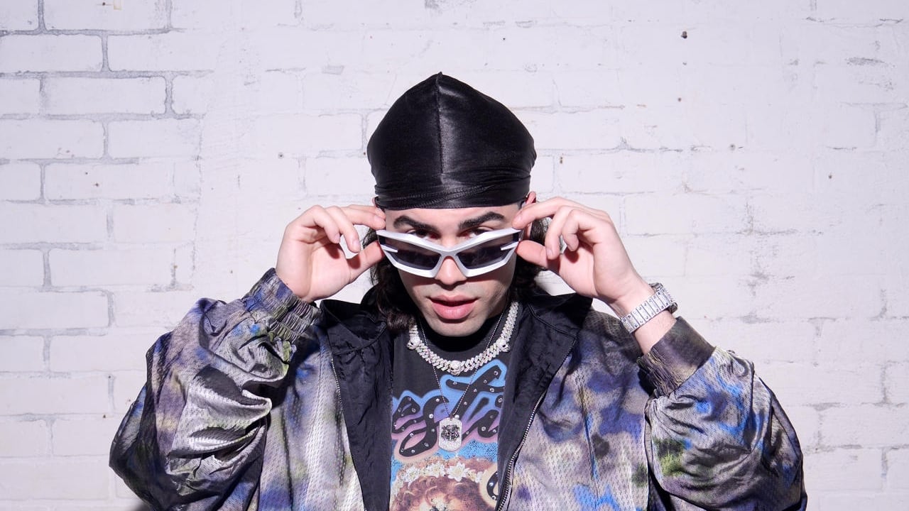 Fotografía cedida por José Heredia donde aparece Soür, hijo del legendario reguetonero puertorriqueño Yandel. EFE/José Heredia