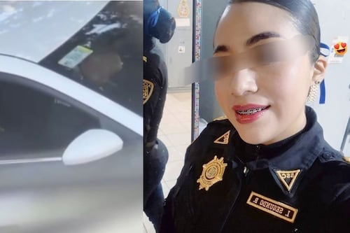 Rompe el silencio supuesta policía que fue grabada teniendo intimidad en patrulla