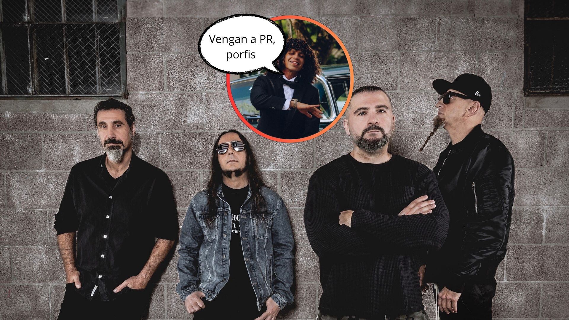 Jon Z quiere que 'System of a Down' venga a Puerto Rico
