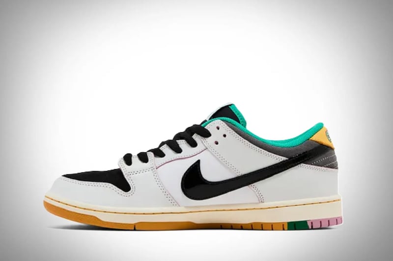 Dunk Low SB White Clear Emerald