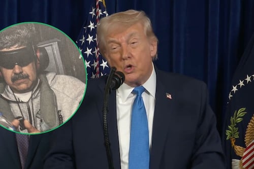 Trump publica la primera foto de Maduro tras ser capturado por Estados Unidos