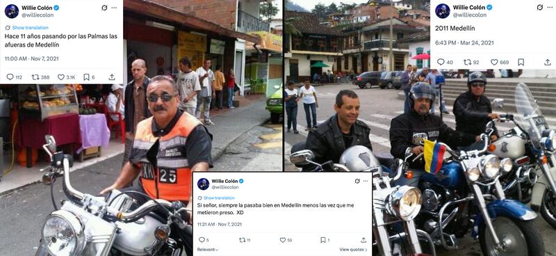 Archivo: Willie Colón via X