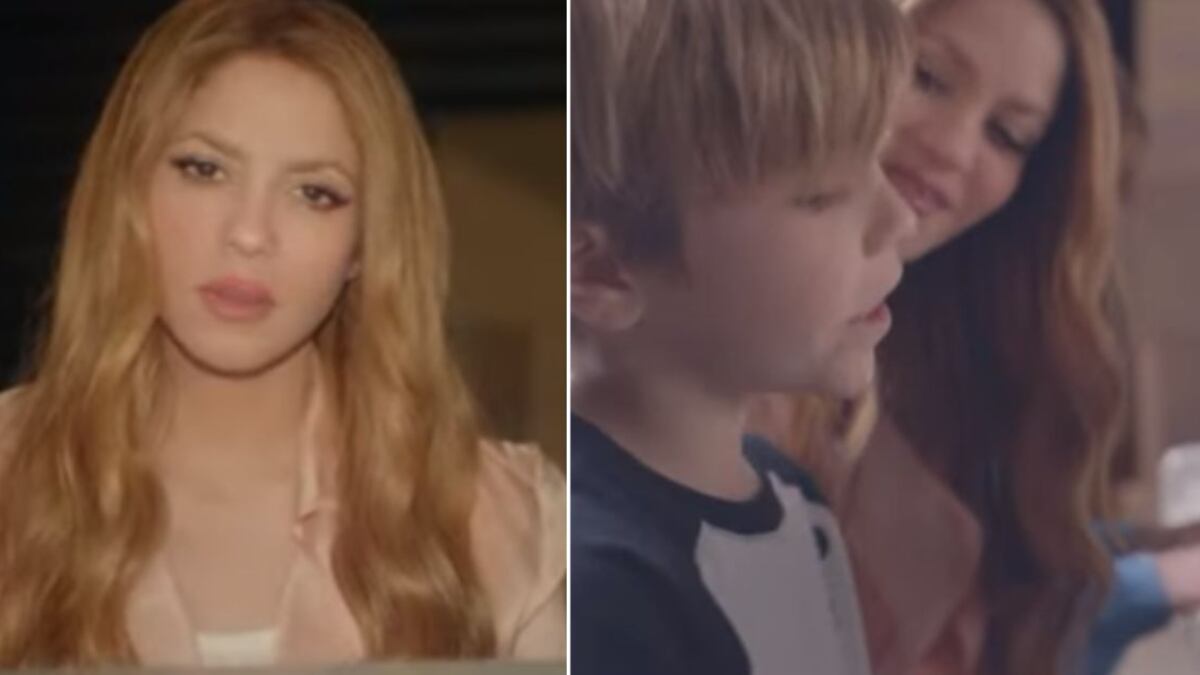 Shakira hijos cantando