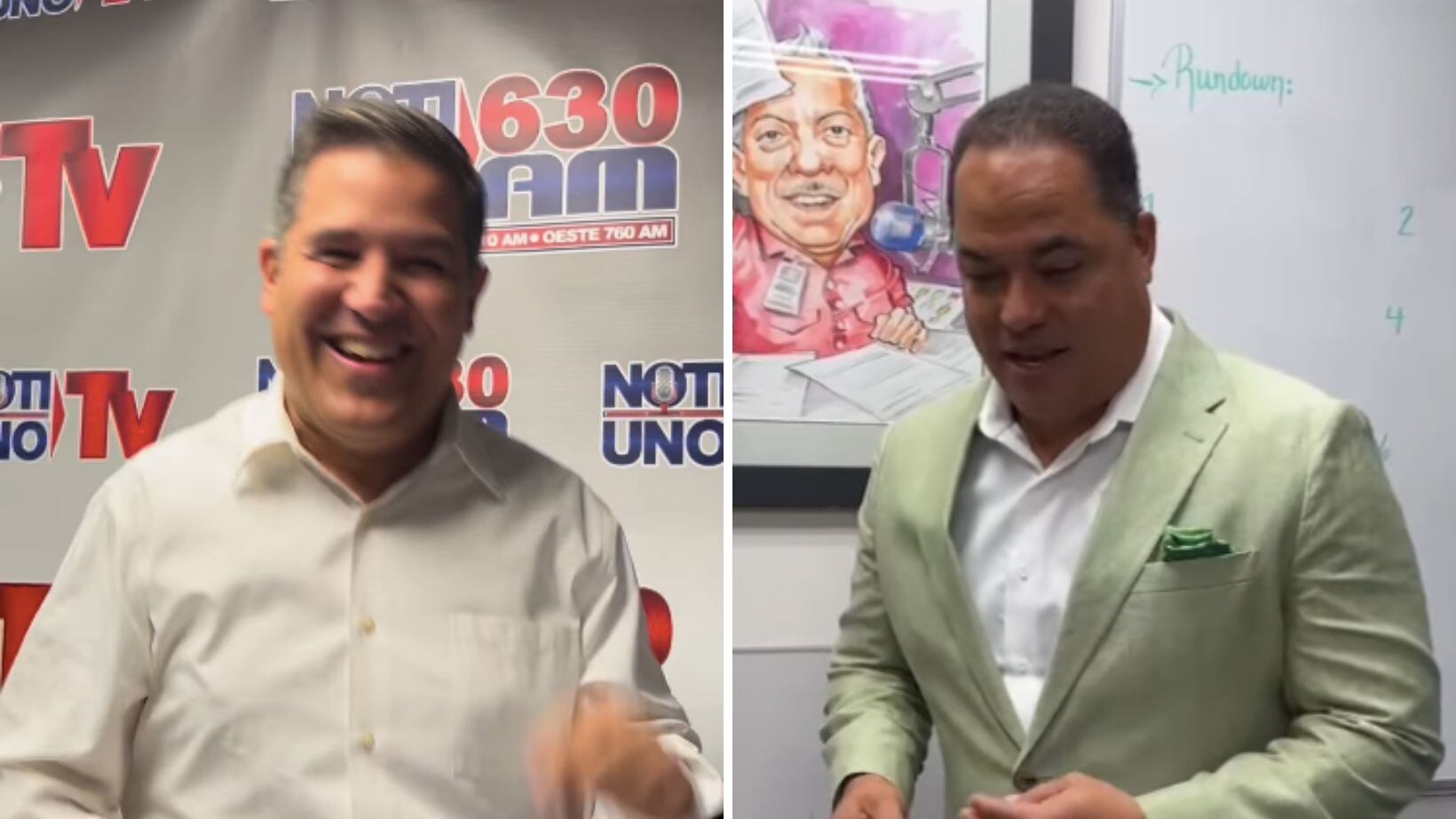 Normando Valentín y Carmelo Ríos