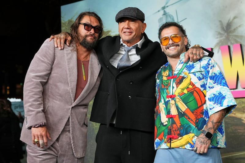 Entrevista con Jason Momoa, Dave Bautista y Ángel Manuel Soto.