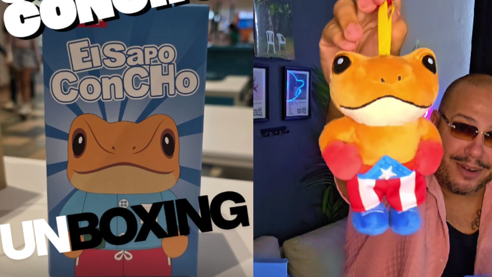 Nueva mercancía del Sapo Concho. Redes sociales. Captura de pantallas de video de Eric Torres @tropiclifepr.