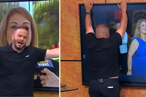 Jay Fonseca imita a un burro y casi arranca el TV de su programa por culpa de “baby”