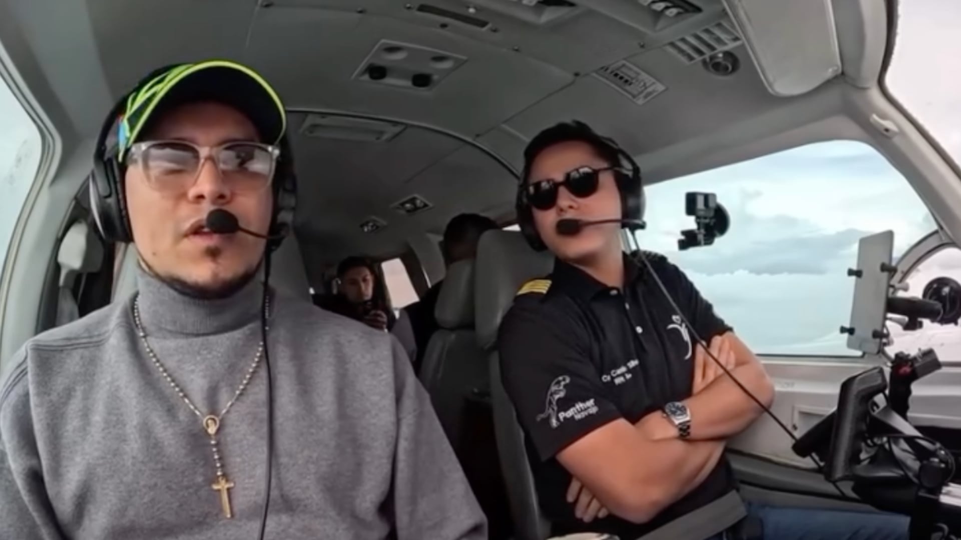 Yeison Jiménez y su piloto Hernando Torres