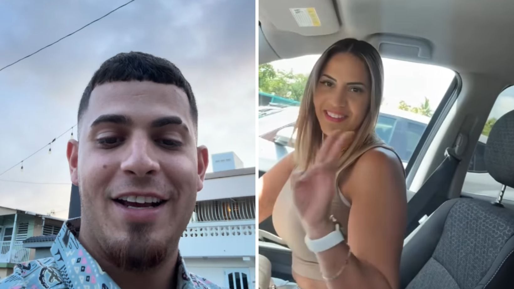 José Gongo Morales y su tía