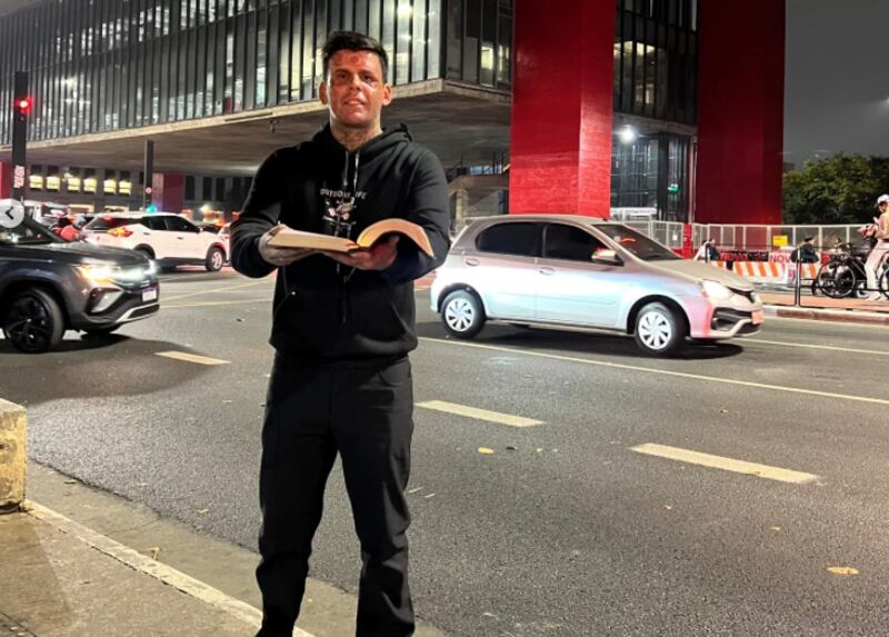 Leandro de Souza sin tatuajes