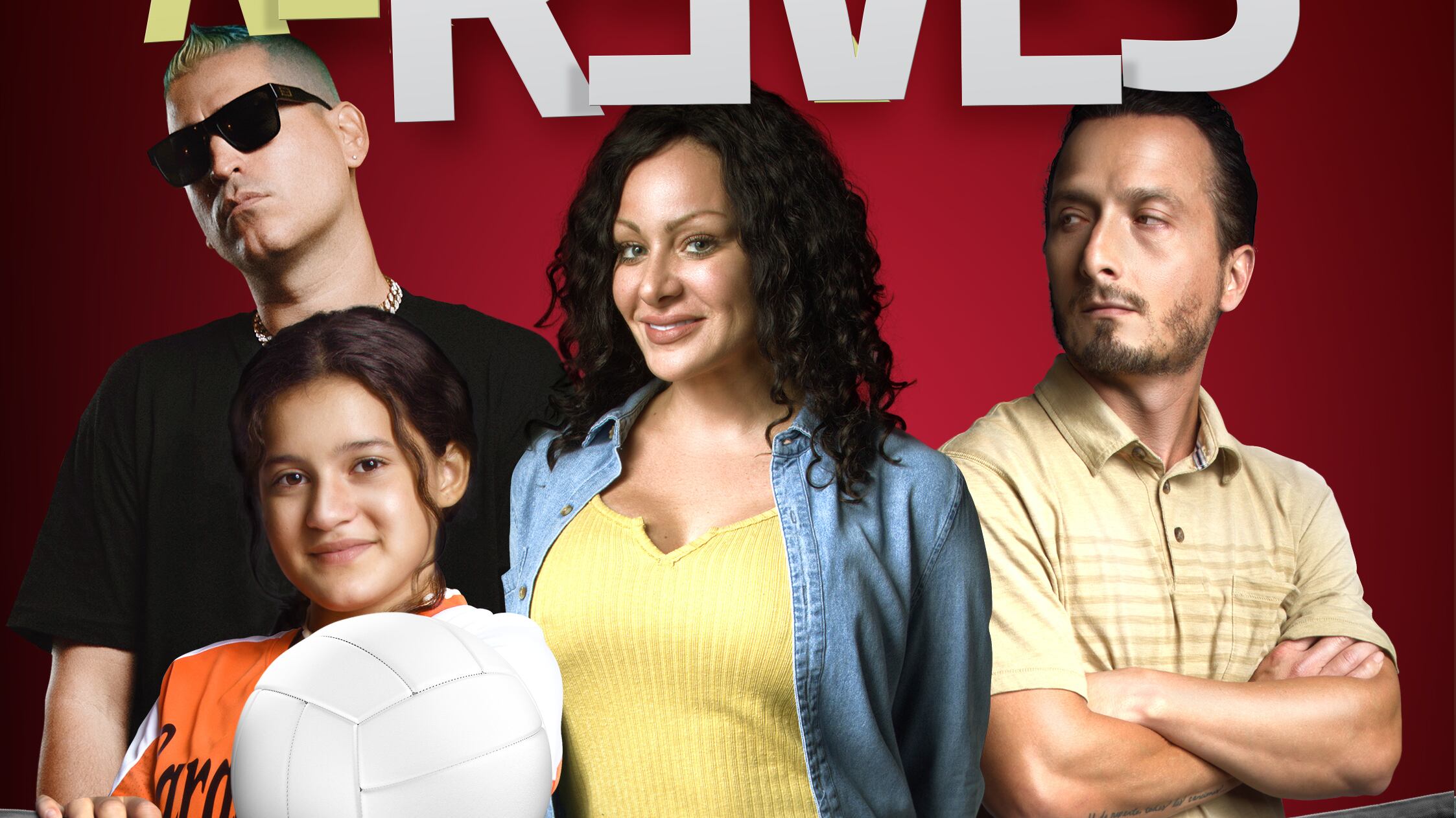 Afiche de la comedia romántica "Al Revés".