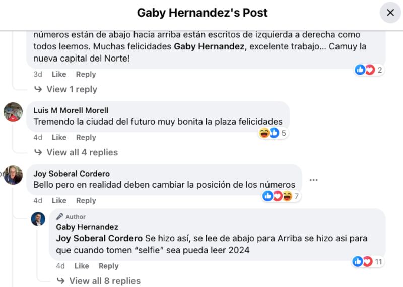 Alcalde explica el año 4202