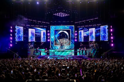 El artista se presentó en el Coliseo de Puerto Rico, José Miguel Agrelot.