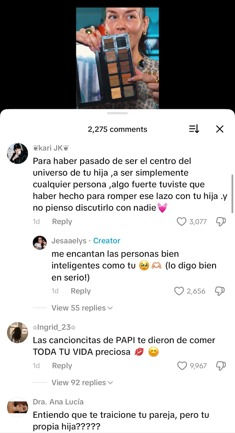 La hija de Daddy Yankee usó tema de Don Omar para video en sus redes sociales. TikTok.