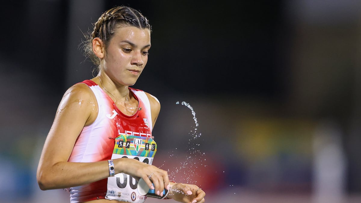 MAYAGUEZ, PUERTO RICO. 02 DE MAYO: durante las Competencias de Atletismo del torneo Liga Universitaria de Puerto Rico, celebradas en el Estadio Centro Americano, en Mayagüez, Puerto Rico. (FOTO DE FABIAN MEZA/STRAFFON IMAGES/CRÉDITO OBLIGATORIO/USO EDITORIAL/NO VENTA/NO ARCHIVO)