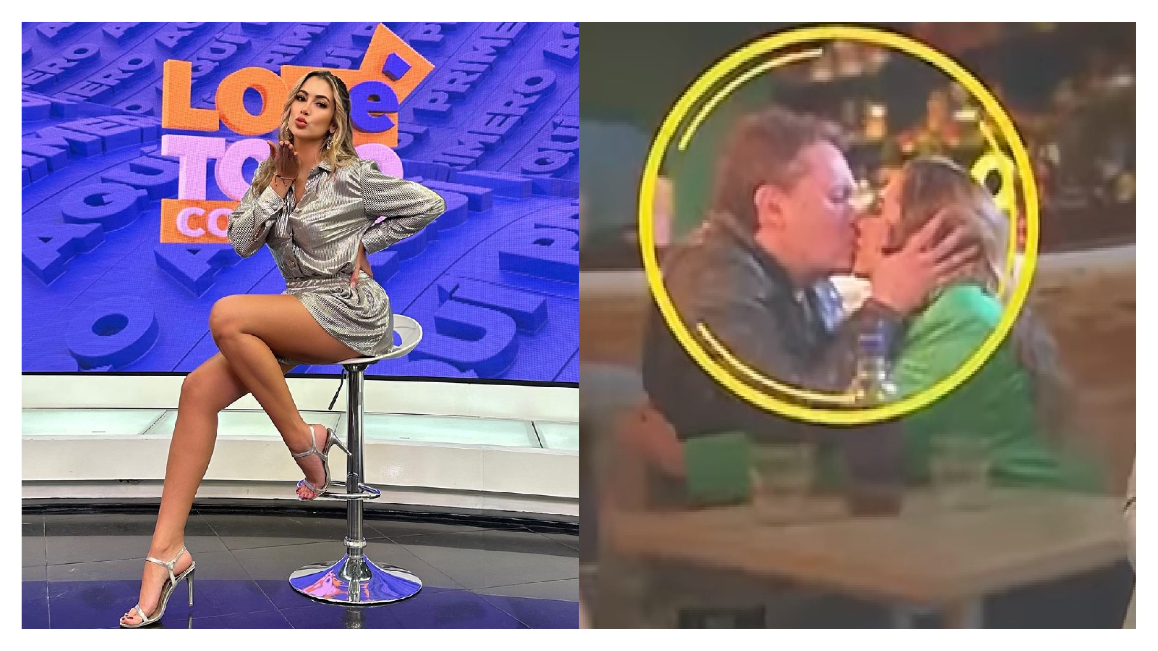 Nanis Ochoa, la presentadora expuesta en vivo en su propio programa.