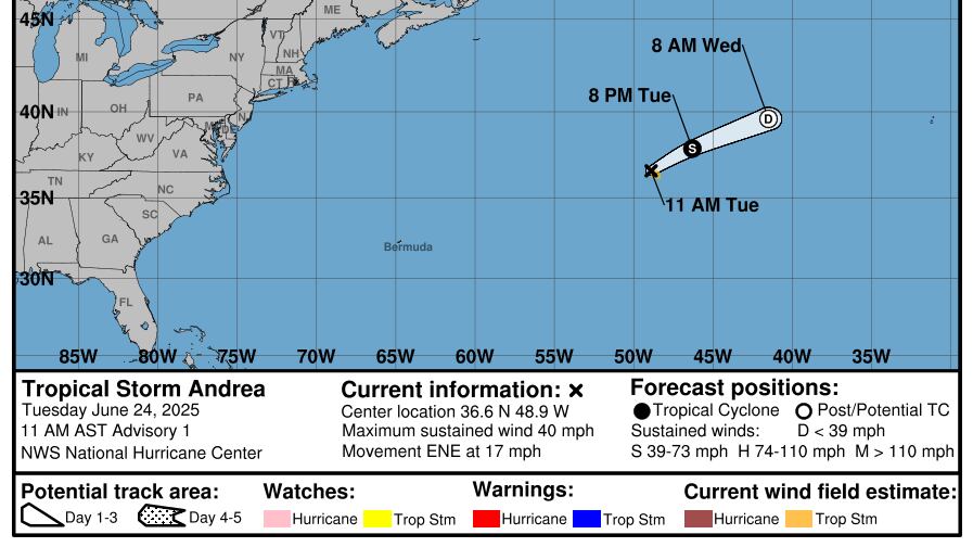 Se trata del primer fenómeno atmosférico de la temporada de huracanes.