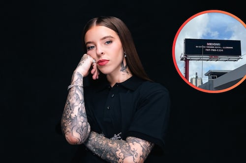 ¿Llamaron a Meiomi? Young Miko estaría detrás de los ‘billboards’