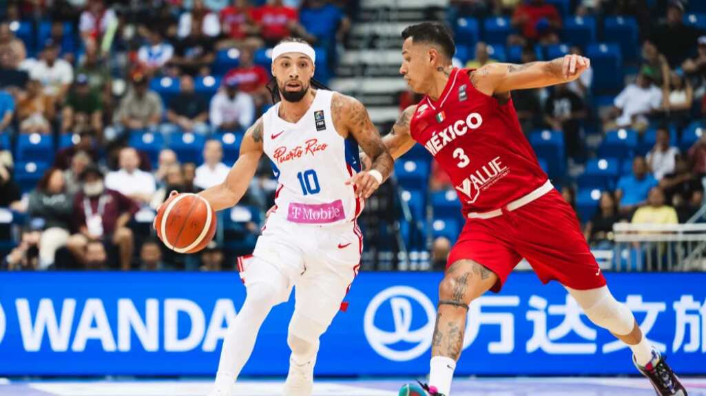 El equipo de Puerto Rico enfrentó a México en la semifinal del repechaje olímpico.