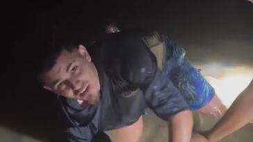 José Morales, capturó una culebra en la zona de Cayey.