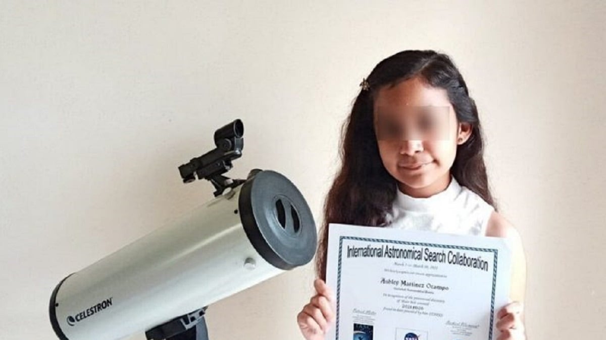 ASHLEY MARTÍNEZ, niña mexicana de secundaria que descubrió un asteroide y le dará nombre.