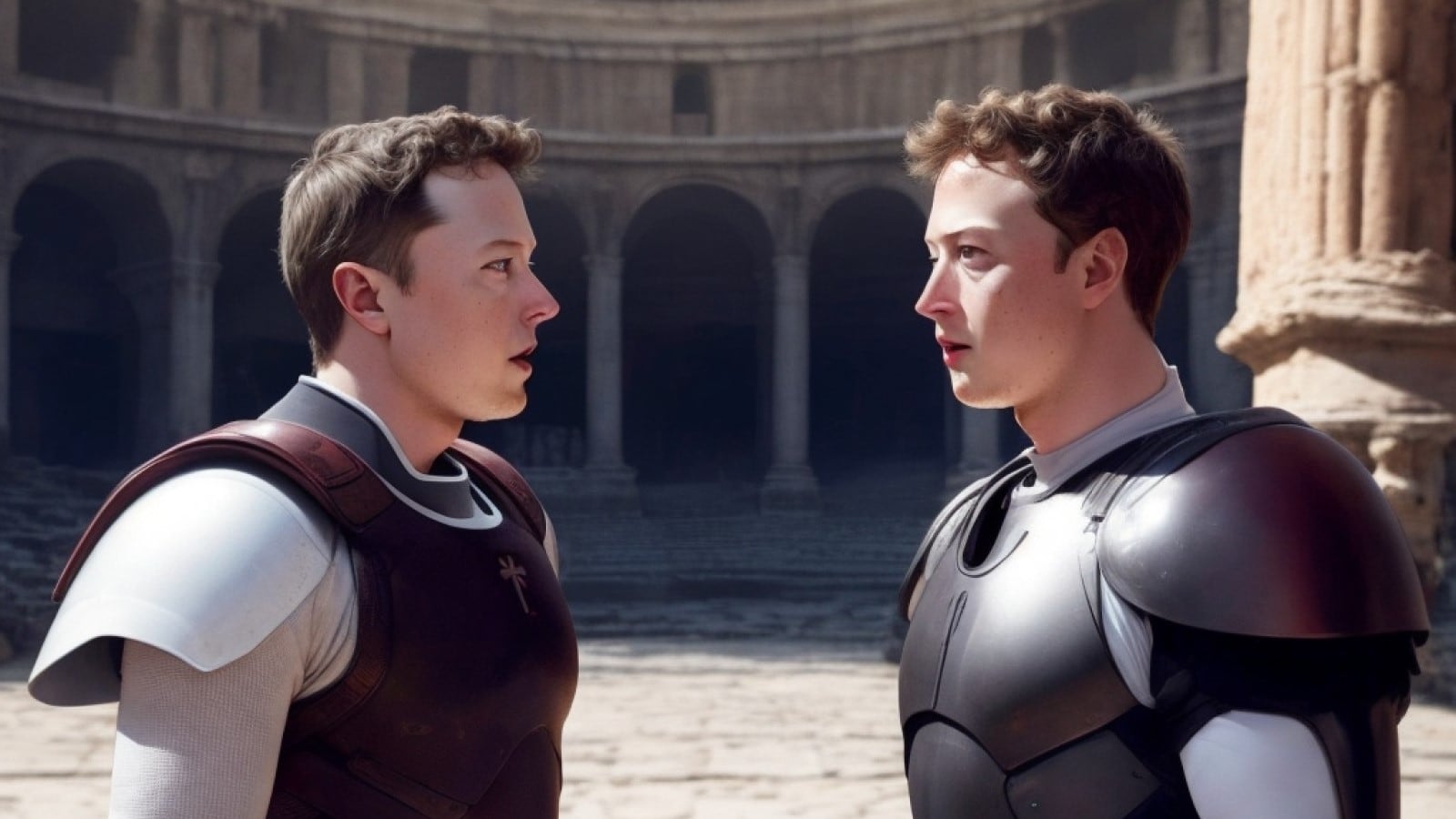 Elon Musk vs Mark Zuckerberg en la antigua Roma