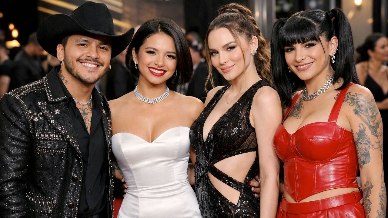 Christian Nodal y Ángela Aguilar podrían reencontrarse con las ex del cantante