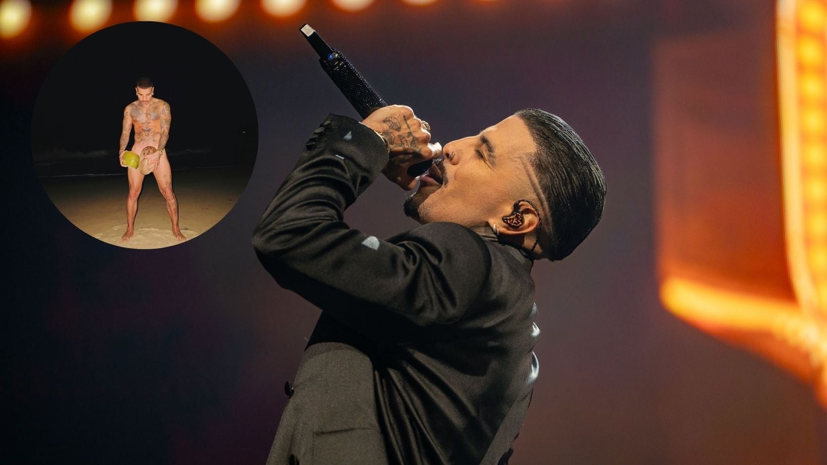 El exponente urbano sorprendió a sus fans con una foto sin ropa.