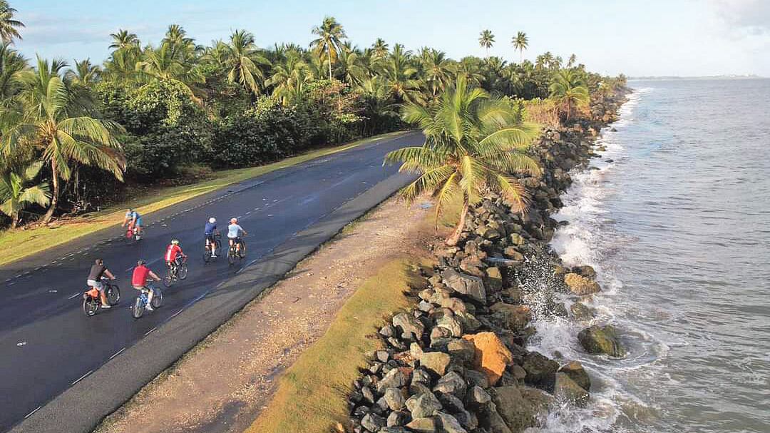 Ciclistas en Puerto Rico
