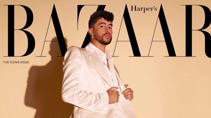 Bad Bunny en revista Harper's Bazaar