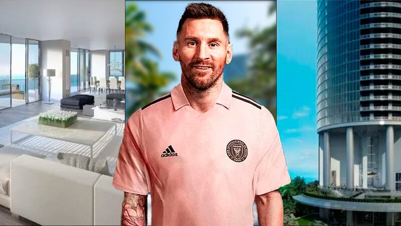 Lionel Messi y su casa en Miami